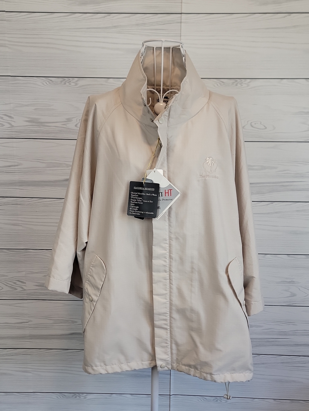 Slazenger Golf Collection Vintage NWT Men's Windbreaker Jacket Size L